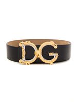 Dolce & Gabbana ceinture à boucle à ornements - Noir - thumbnail