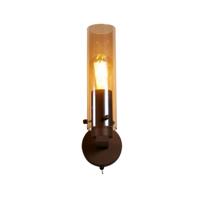 Searchlight Design wandlampSweden II mocha bruin - 88920-1MO