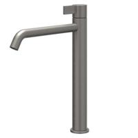 IVY Pact Wastafelkraan - Verhoogd Model L - Geborsteld Metal Black PVD