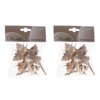 Decoris Decoratie schelpen Thorn - 2x zakjes - 6 cm - Natuurlijke schelpjes - Maritiem - strand them