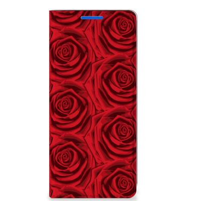 OPPO Reno 6 Pro Plus 5G Smart Cover Red Roses OPPO Reno 6 Pro Plus 5G Smart Cover Red Roses