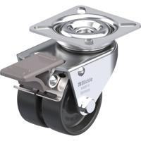 Blickle LDA-POA 75G Dubbel zwenkwiel Wieldiameter: 75 mm Draagvermogen (max.): 100 kg 1 stuk(s)