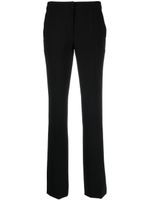 Moschino pantalon slim à taille mi-haute - Noir