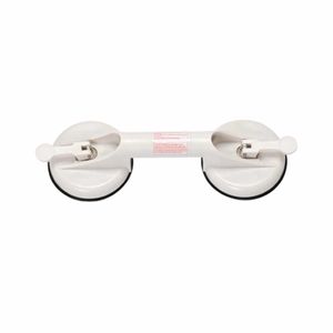 Handgreep Solido met zuignappen | Drive | Totale lengte 33 cm | Lengte greep 9,5 cm | Wandbeugel zonder boren | Wit | 660100100