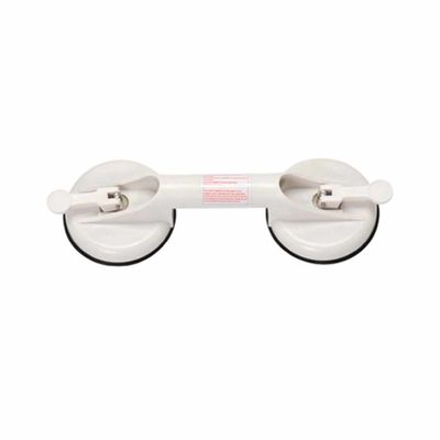 Handgreep Solido met zuignappen | Drive | Totale lengte 33 cm | Lengte greep 9,5 cm | Wandbeugel zonder boren | Wit | 660100100