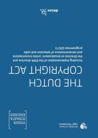 The Dutch Copyright Act (Paperback)