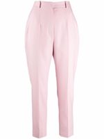 Alexander McQueen pantalon de tailleur court - Rose