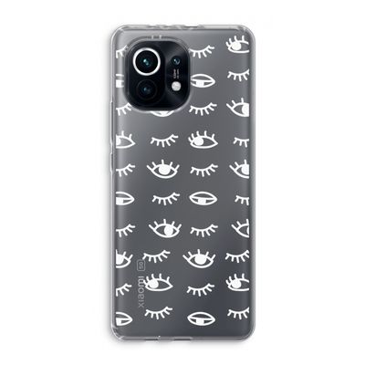 Eye pattern #3: Xiaomi Mi 11 Transparant Hoesje