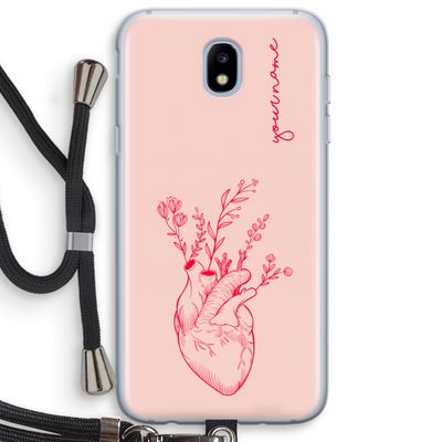 Blooming Heart: Samsung Galaxy J5 (2017) Transparant Hoesje met koord