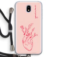 Blooming Heart: Samsung Galaxy J5 (2017) Transparant Hoesje met koord