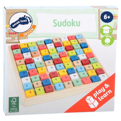 Small Foot - houten sudoku spel kleur, 82dlg.