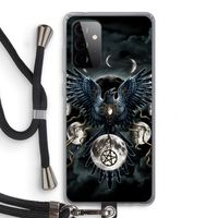 Sinister Wings: Samsung Galaxy A72 5G Transparant Hoesje met koord
