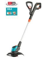 GARDENA easycut 23/18v p4a solo grastrimmer (grijs/turquoise, 14700-55, accu niet inbegrepen)