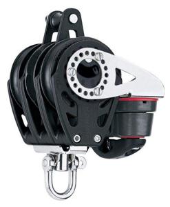 Harken 57c 3-schijfsblok Met Hondsvot, Ratel En Klem Default