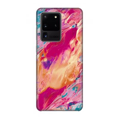 Pastel Echoes: Volledig geprint Samsung Galaxy S20 Ultra Hoesje