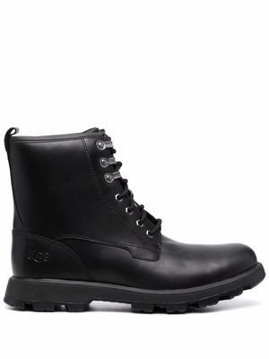 UGG bottines à lacets - Noir
