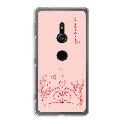 Love is in the air: Sony Xperia XZ2 Transparant Hoesje
