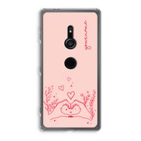 Love is in the air: Sony Xperia XZ2 Transparant Hoesje