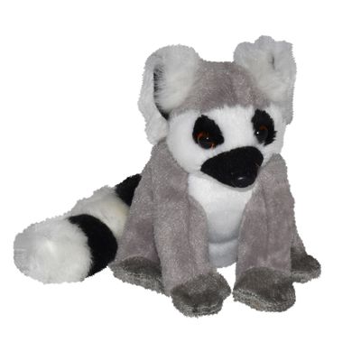 Pluche knuffel Ringstaart maki aap van 13 cm