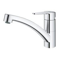 GROHE bau eco Keukenkraan - laag - draaibare uitloop - chroom 31680000