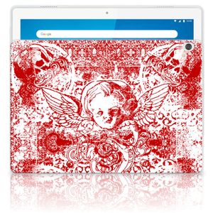 Tablet BackCover Lenovo Tab M10 Angel Skull Rood