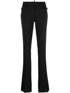 DSQUARED2 pantalon à plis marqués - Noir