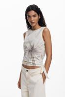 Dandelion strik T-shirt - WHITE - L