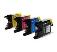 Huismerk Brother LC-1240 Inktcartridges Multipack (zwart + 3 kleuren) - thumbnail