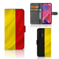 OPPO A54 5G | A74 5G | A93 5G Bookstyle Case Belgische Vlag - thumbnail