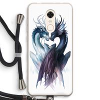 Yin Yang Dragons: Xiaomi Redmi 5 Transparant Hoesje met koord