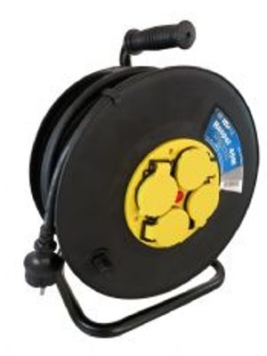 Elektra kabelhaspel 40M 230V 3x1,5mm² H07 neopreen snoer met thermische beveiliging
