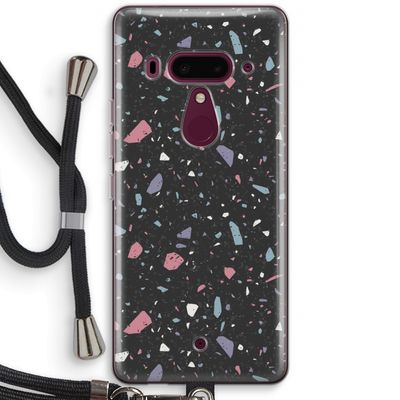 Terrazzo N°16: HTC U12+ Transparant Hoesje met koord