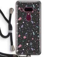 Terrazzo N°16: HTC U12+ Transparant Hoesje met koord