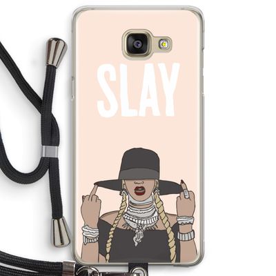 Slay All Day: Samsung Galaxy A5 (2016) Transparant Hoesje met koord