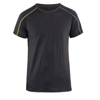 Blåkläder Merino Xlight Onderhemd Korte mouw 479817349835 | Donkergrijs/Geel | Maat XXL - 7330509545492 Blåkläder Merino Xlight Onderhemd Korte mouw 479817349835 | Donkergrijs/Geel | Maat XXL - 7330509545492
