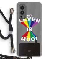Het Leven Is Mooi: OnePlus Nord 2 5G Transparant Hoesje met koord