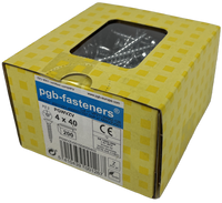 pgb-Europe PGB-FASTENERS | Spaanplaatschroef Ø 4,0x40 mm Pozidrive PZ2 - voldraad verzinkt | 200 st - PGWVZV001004000403