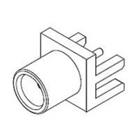 Molex 734152740 MCX-connector Bus, recht 75 Ω 1 stuk(s) Bulk