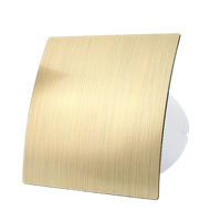 Badkamer/toilet ventilator - met timer - Ø125mm - goud