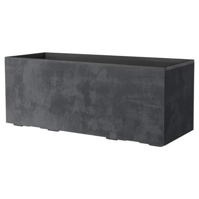 Muret Plantenbak - DEROMA - Millennium R - Antraciet - Met waterreservoir - Wielen - 99 cm