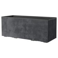 Muret Plantenbak - DEROMA - Millennium R - Antraciet - Met waterreservoir - Wielen - 99 cm