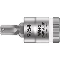 Wera 8740 A 05003384001 Inbus Dopsleutelinzetstuk 9/64 1/4 (6.3 mm)