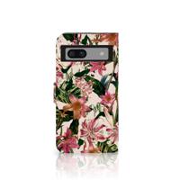 Google Pixel 8A Hoesje Flowers - thumbnail