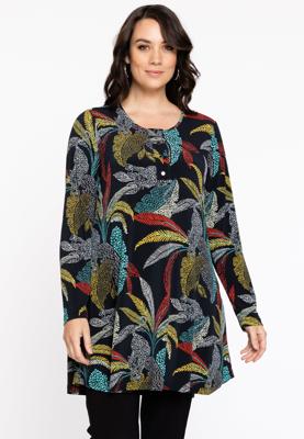 Yoek Tuniek wide bottom | Zwart | Maat 54/56