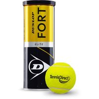 Dunlop Fort Elite TennisDirect Logo Bal 3 st. - thumbnail