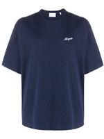 Axel Arigato t-shirt à logo brodé - Bleu - thumbnail