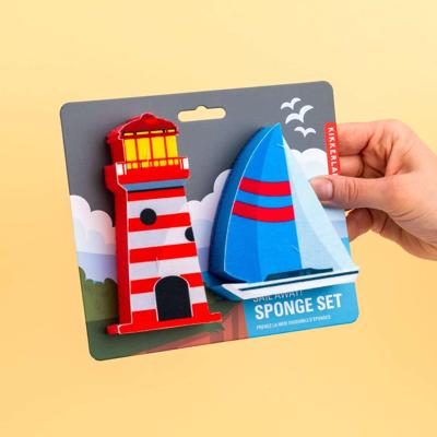 Nautische sponzen (set van 2)