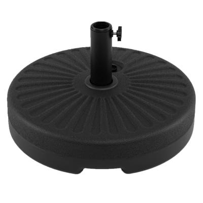 Parasolvoet 22 kg / 25 kg te Vullen met Water of Zand Ø51 cm Marktparasolvoet met Koppelingen voor Tuinparasols Parasolvoet voor Parasolstokken van 38/48 mm
