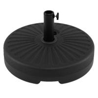 Parasolvoet 22 kg / 25 kg te Vullen met Water of Zand Ø51 cm Marktparasolvoet met Koppelingen voor Tuinparasols Parasolvoet voor Parasolstokken van 38/48 mm