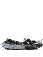 13 09 SR mocassins Puli en cuir à bords francs - Noir